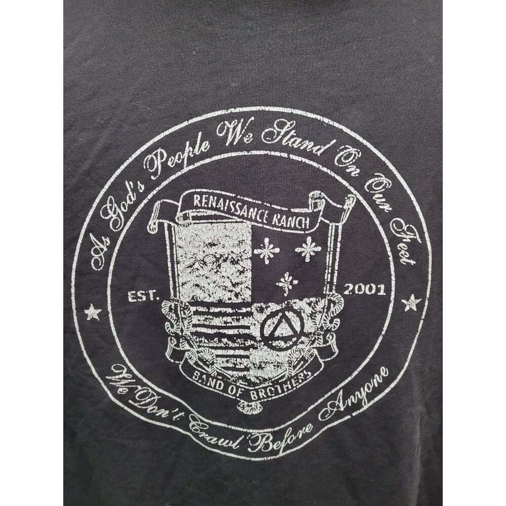 Vintage Style Graphic Sweatshirt Black 4X Plus Size Preppy - Picture 3 of 10